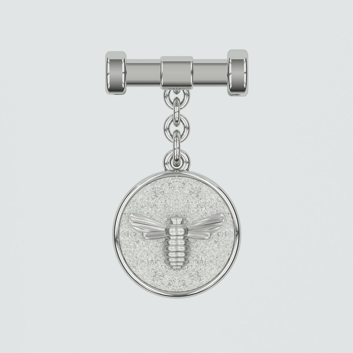 Bee Silver Amulet Charm