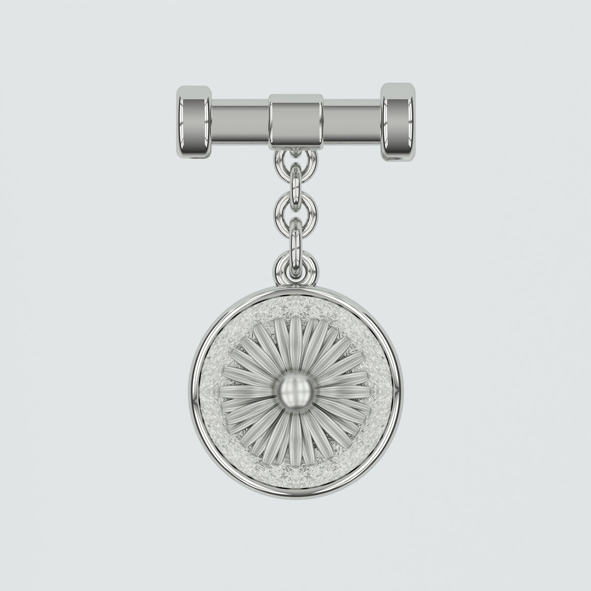 Daisy Silver Amulet Charm
