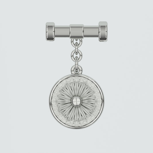 Daisy Silver Amulet Charm