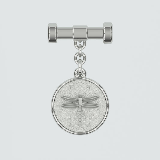 Dragonfly Silver Amulet Charm