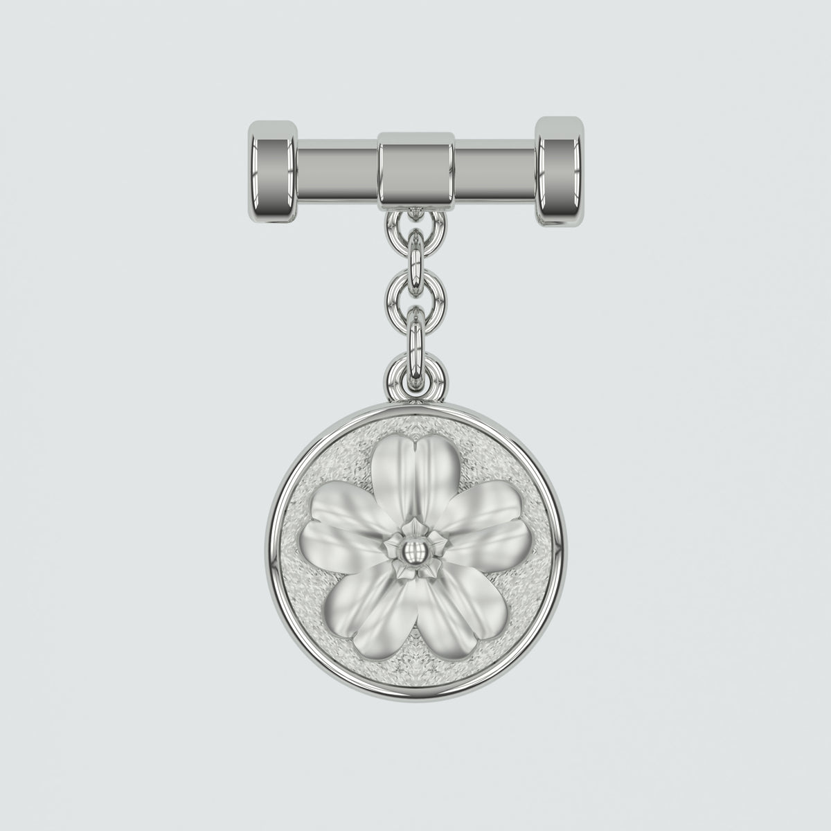 Forget Me Knot Silver Amulet Charm