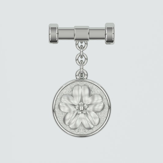 Forget Me Knot Silver Amulet Charm