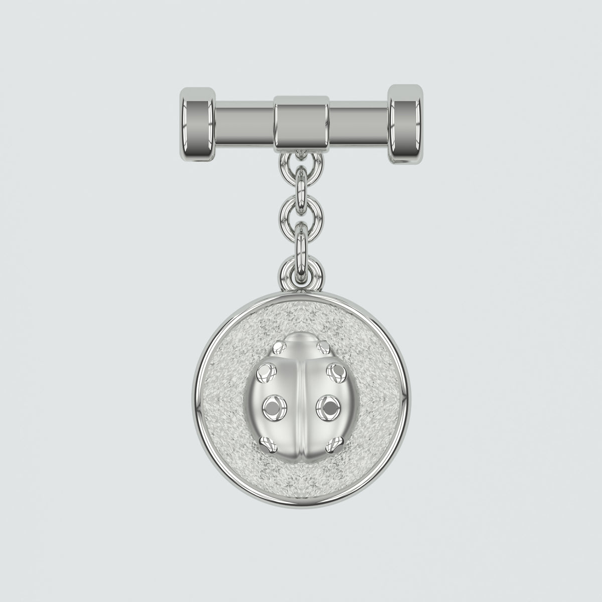 Ladybird Silver Amulet Charm