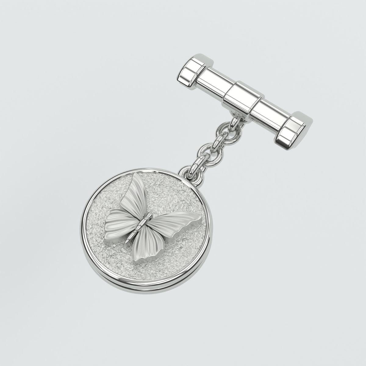 Butterfly Silver Amulet Charm