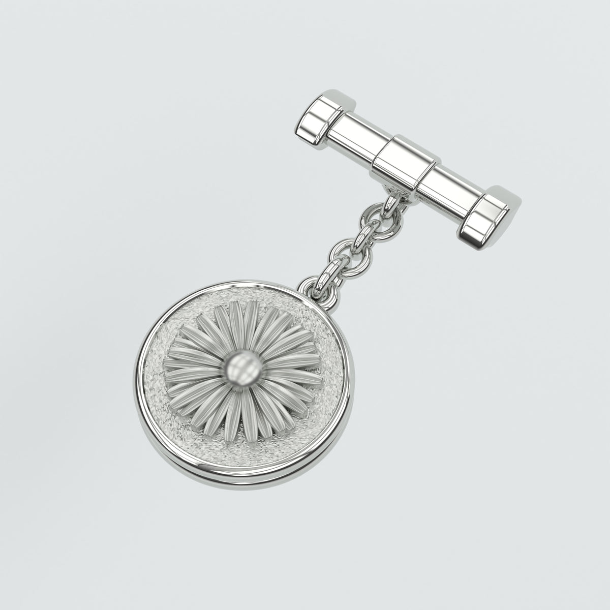 Daisy Silver Amulet Charm