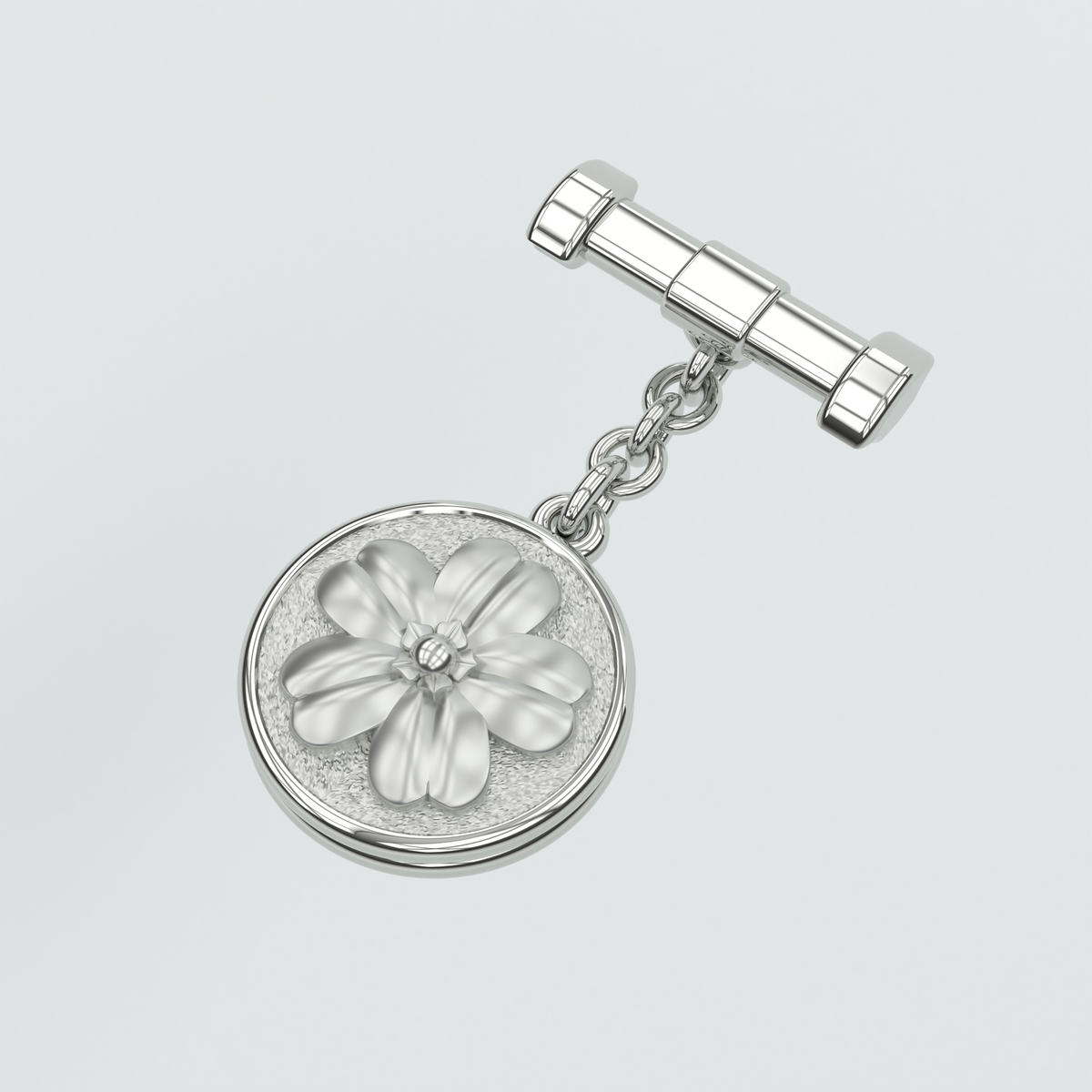 Forget Me Knot Silver Amulet Charm