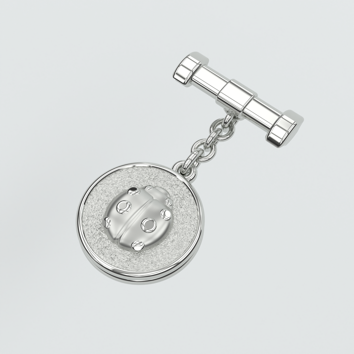 Ladybird Silver Amulet Charm